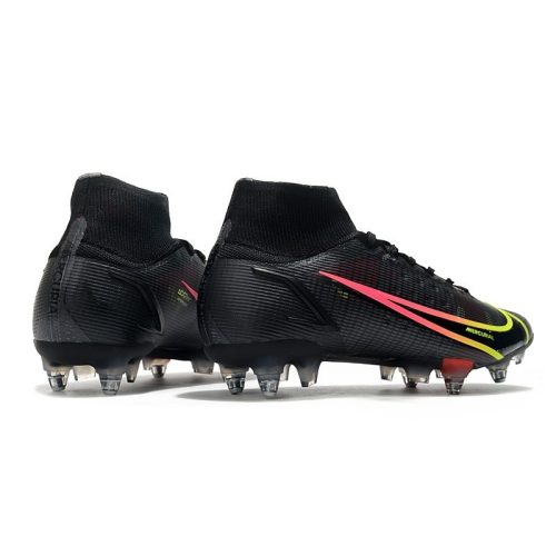 Nike Mercurial Superfly 8 Elite SG-PRO AC Negro x Prisma - Negro Amarillo Rojo_4.jpg